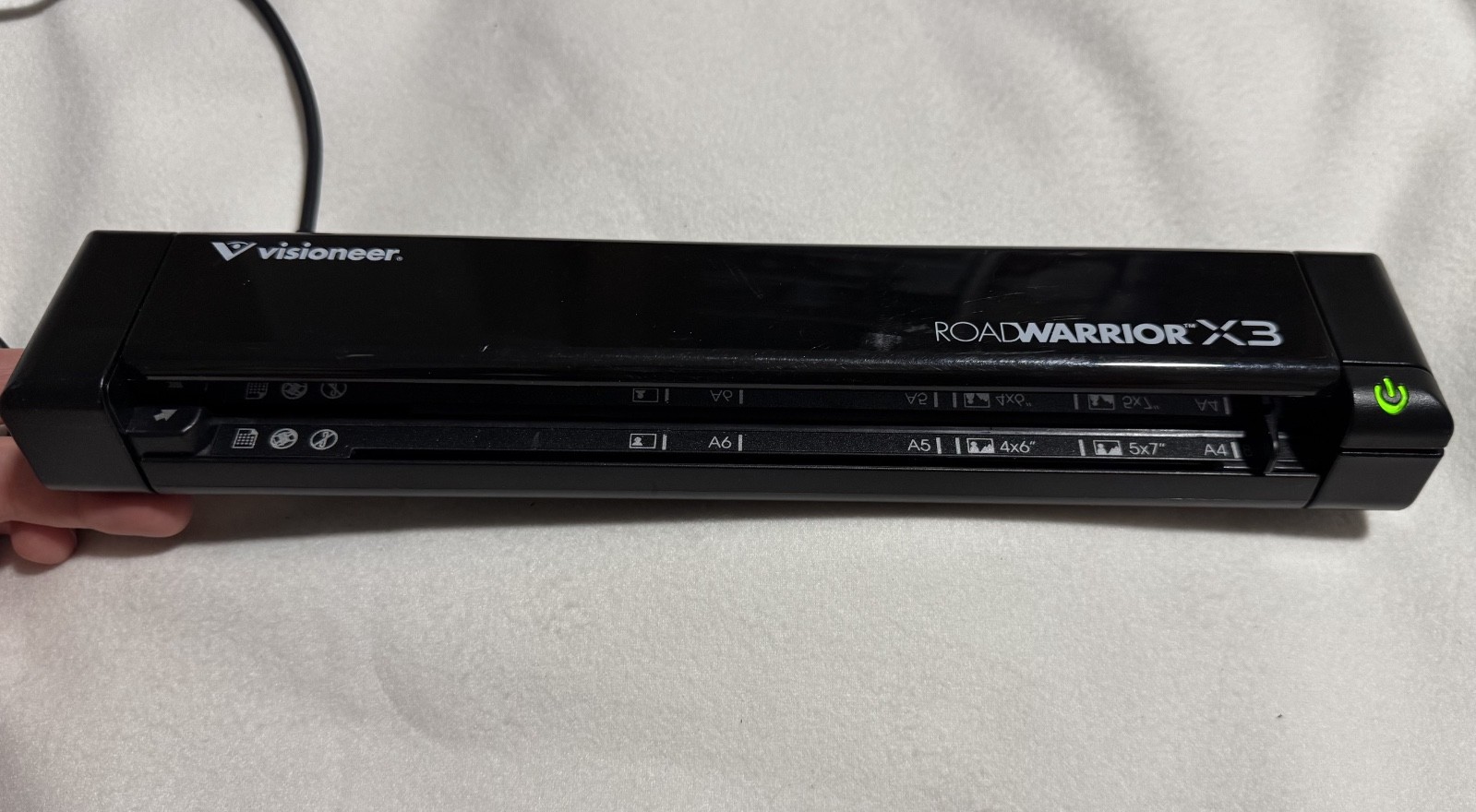 VISIONEER ROADWARRIOR X3 PORTABLE COLOR SCANNER