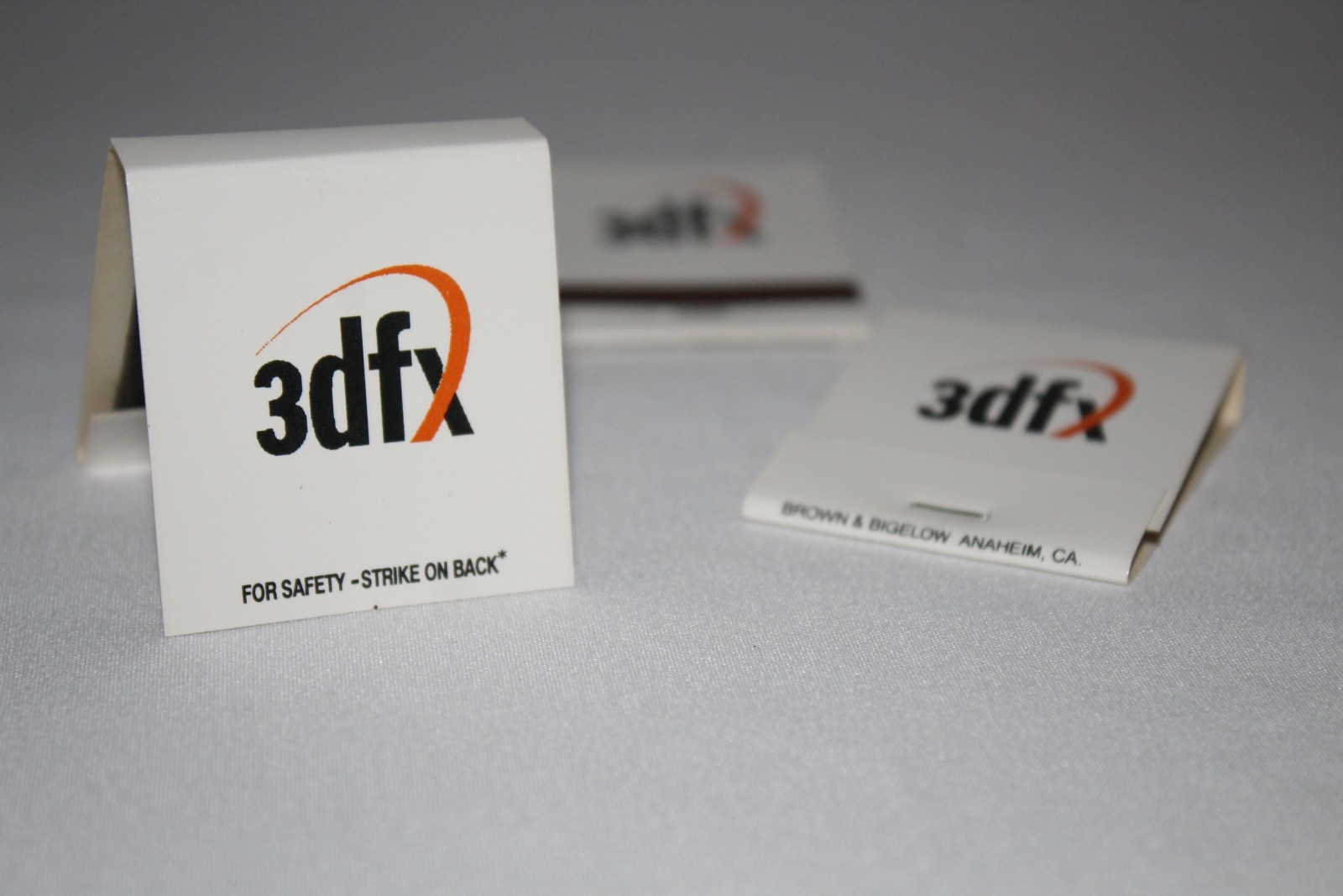 3dfx paper matchbooks (safety book matches) - factory sealed case of 50
