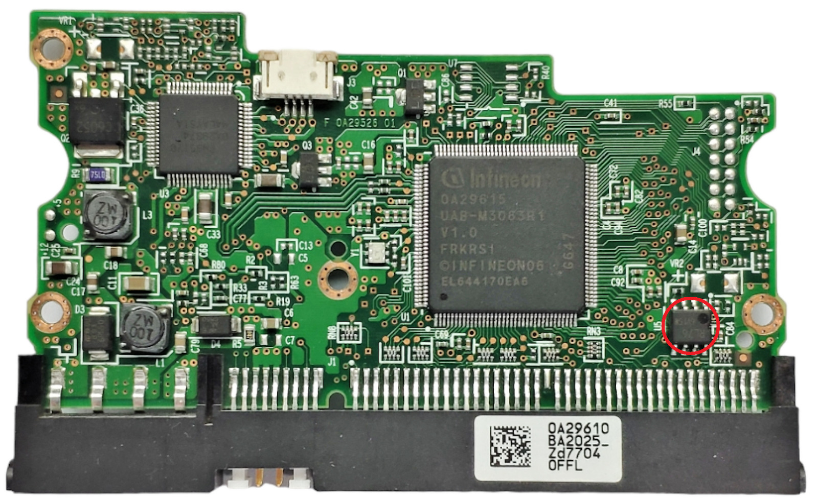 HDD PCB 0A29526 0A29610 Hitachi HDS721680PLAT80 HDS721616PLAT80