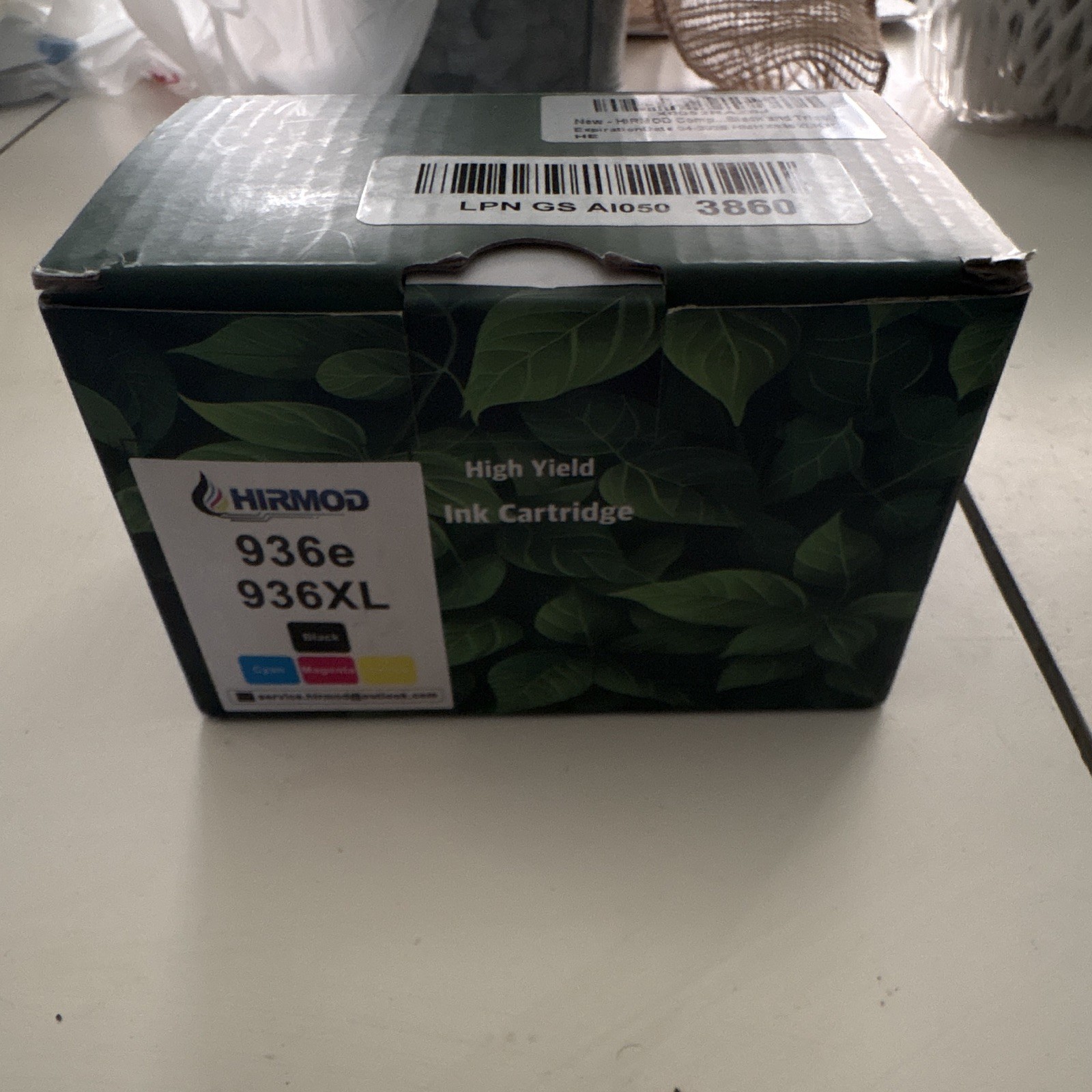 HIRMOD 936e/936XL High Yield Inkjet Cartridge Set CMYK for HP