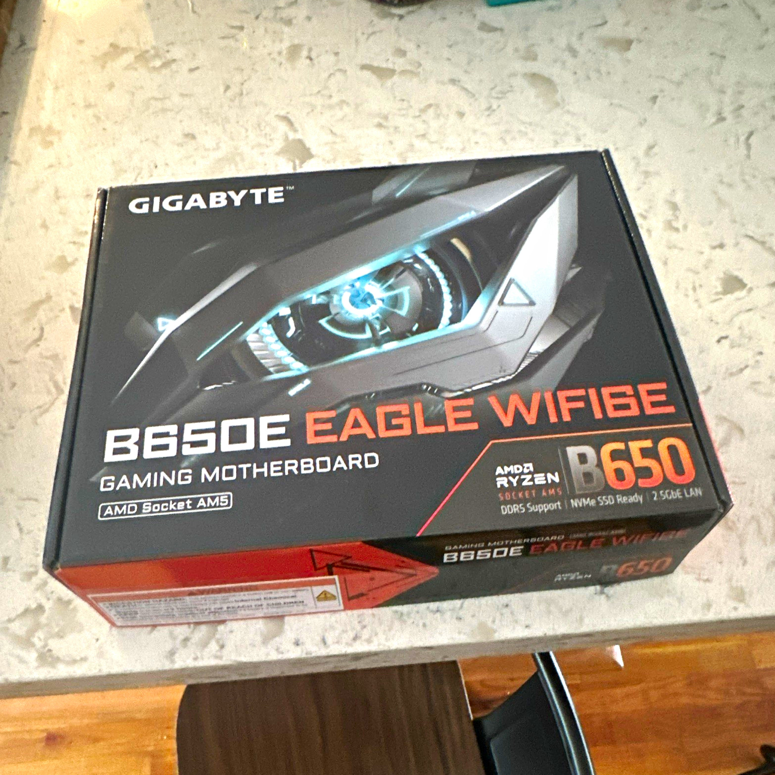 GIGABYTE B650E EAGLE WIFI6E AM5 ATX DDR5 4-DIMM 2.5GbE Gaming MB