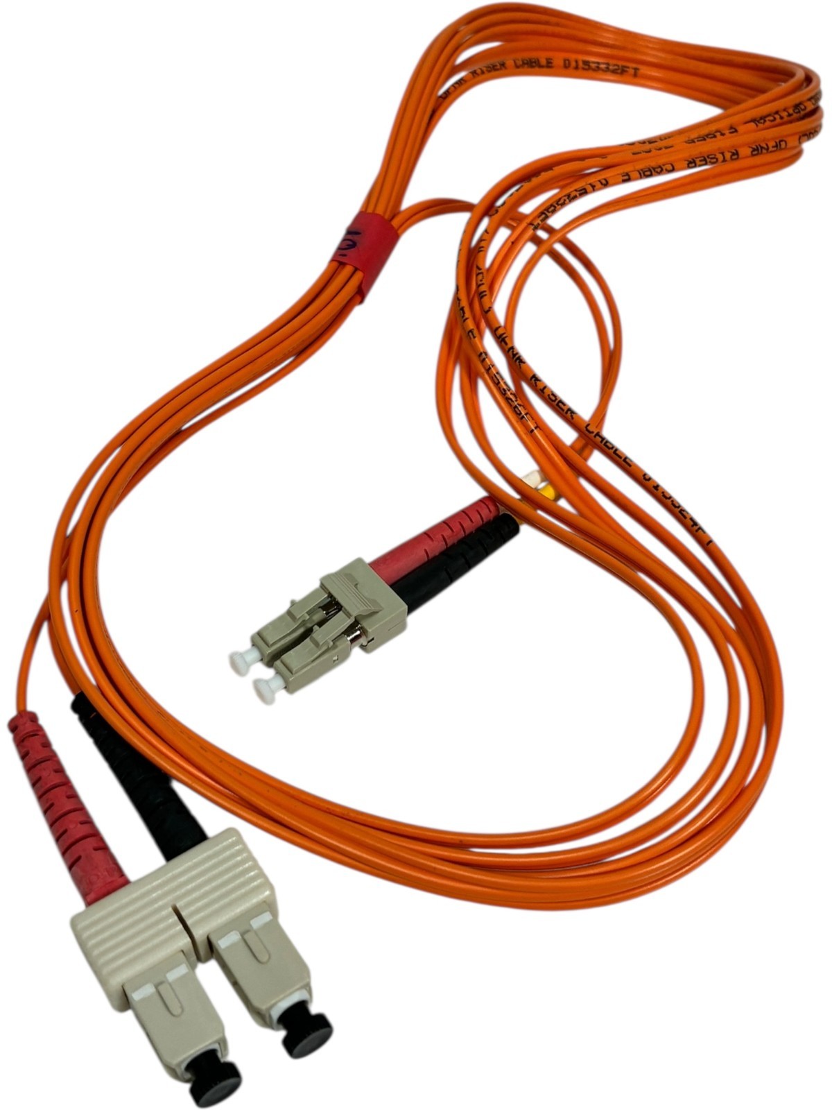 16pcs 3 meter OM1 LC/UPC to SC/UPC Duplex Fiber Optic Patch Cable 62.5/125µm