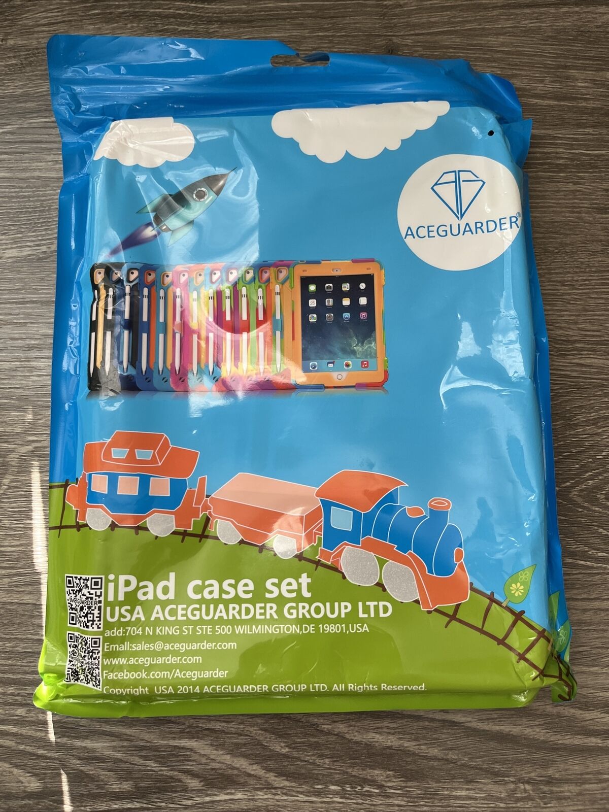 Aceguarder iPad Case Set for iPad 9.7 Air2 Pro 9.7 – Multicolor – New/Sealed