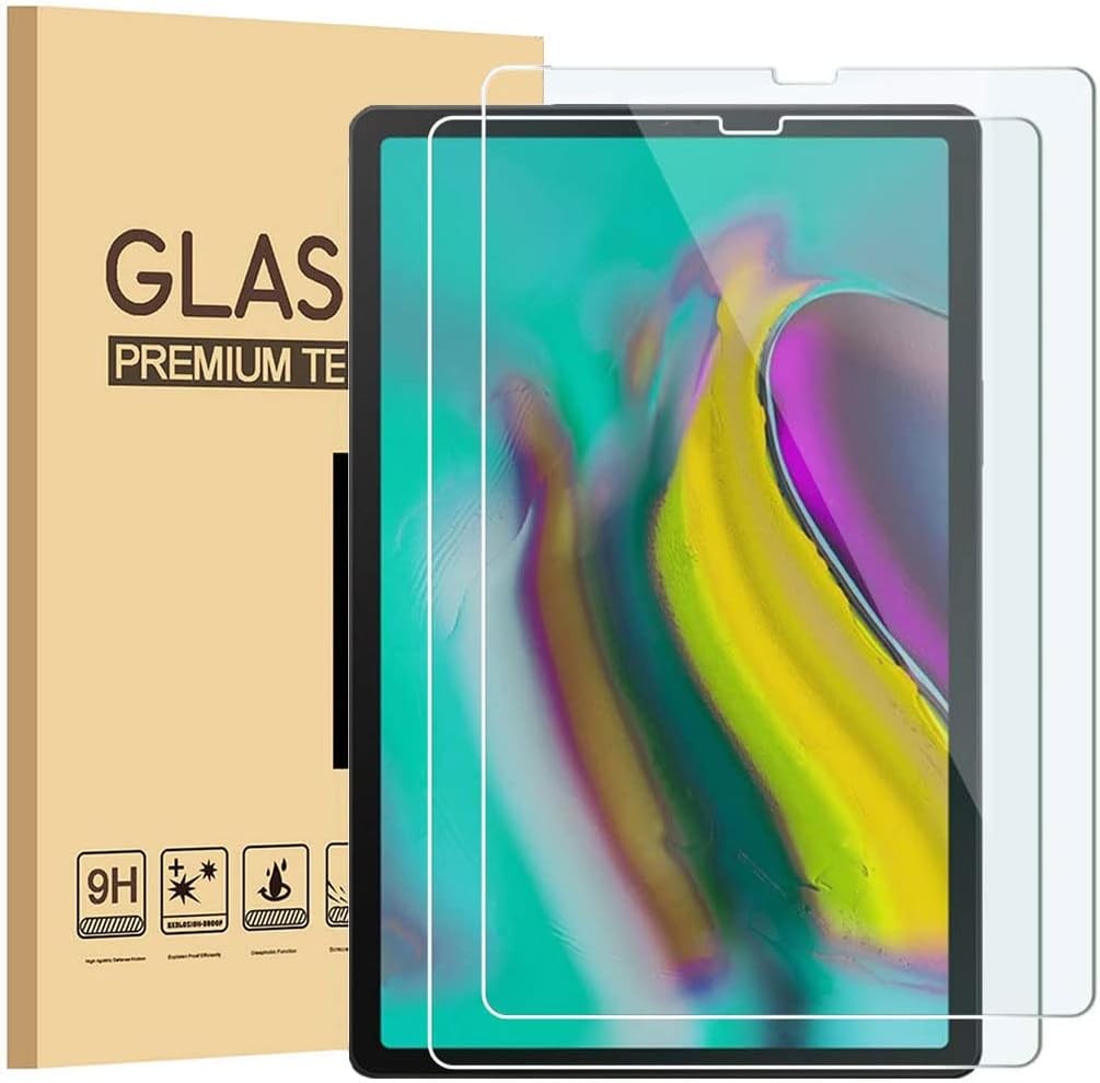 [2 Pack] 9H Scratch Resistant Bubble Free Tempered Glass Screen Protector for Ga