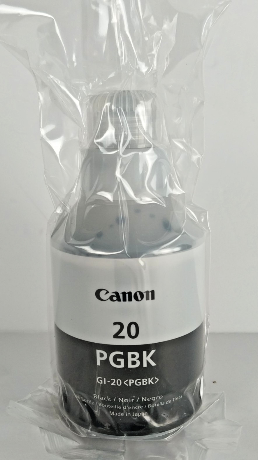 CANON OEM GI-20 PGBK Ink Bottle Pixma G5020, 6020, 7020 MegaTank Printers -BLK