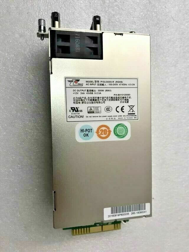1PC For EMACS Working server power supply For P1S-2300V-R 300W Fully tested
