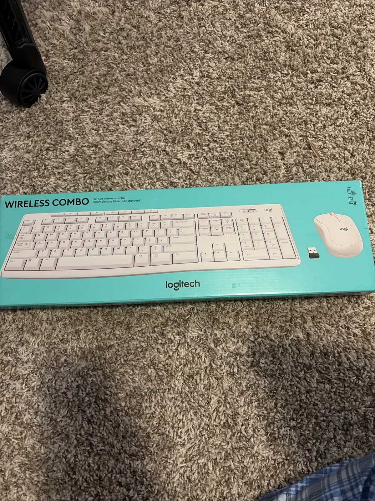 Logitech MK270 Wireless Keyboard & Mouse Combo for Windows 2.4GHz Wireless White