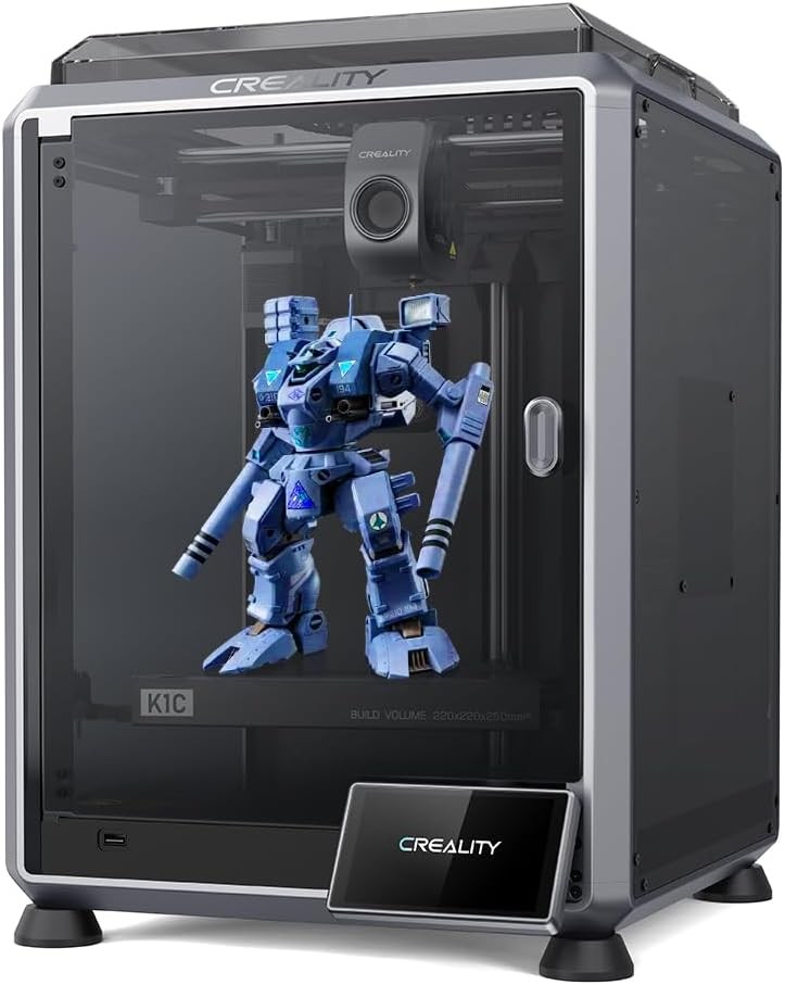 Creality K1C 2025 3D Printer 600mm/s Fast Printing Speed AI Camera Auto Leveling