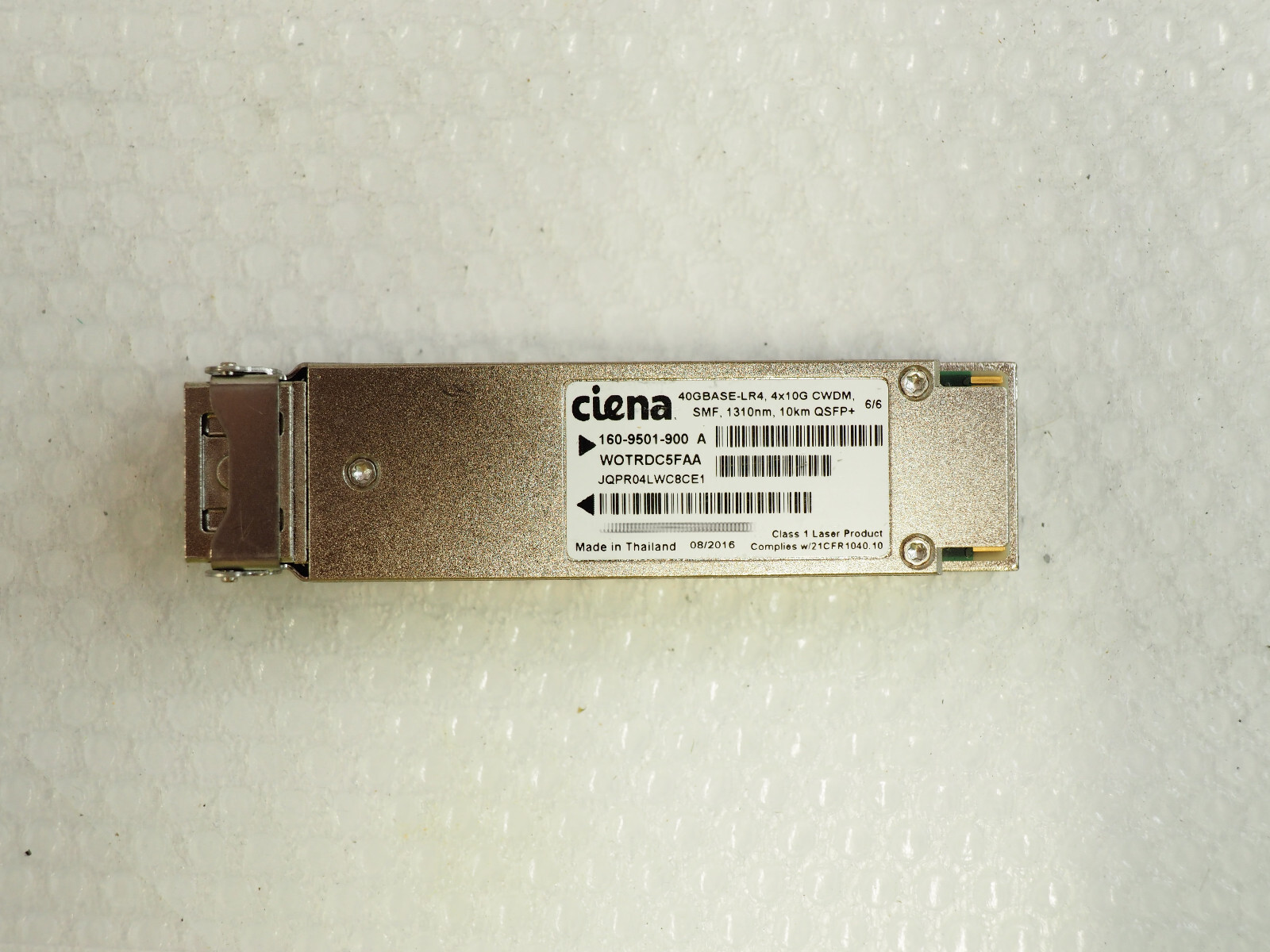 CIENA 160-9501-900 WOTRDC5FAA JQPR04LWC8CE1 1310nm 40GBase-lR4 10km QSFP+ Module