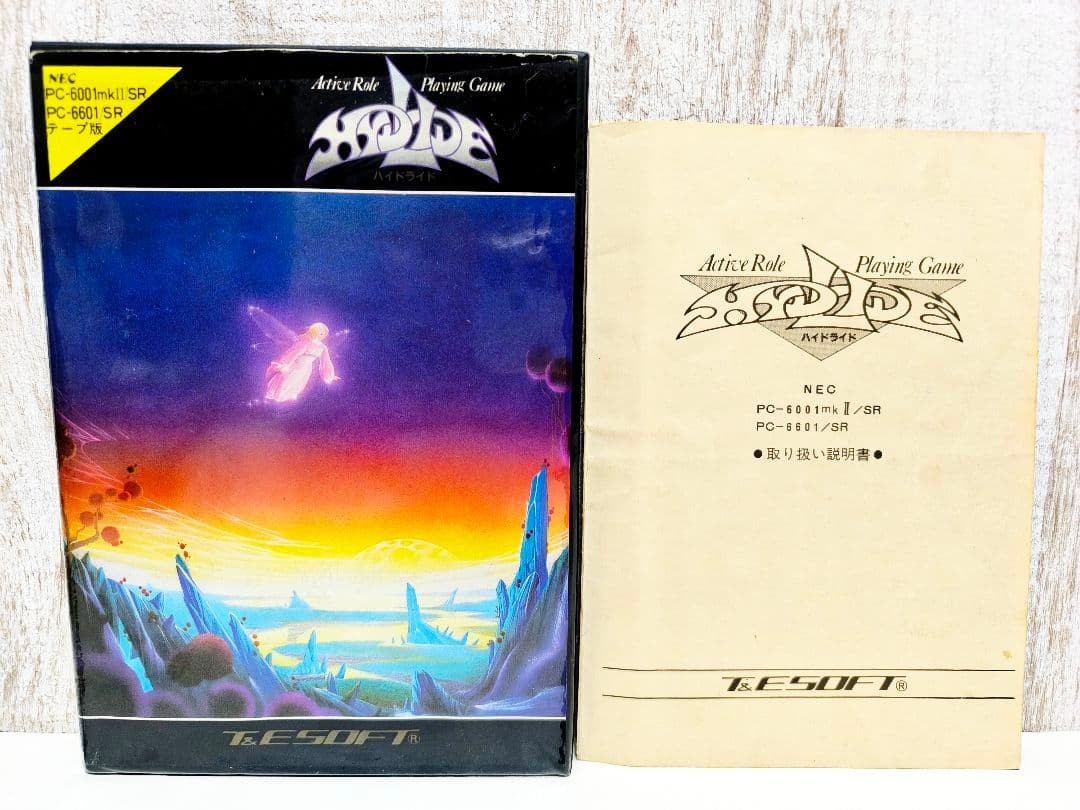Hydlide NEC PC-6001 PC-6601 T&E SOFT Tape Version Retro Game Untested