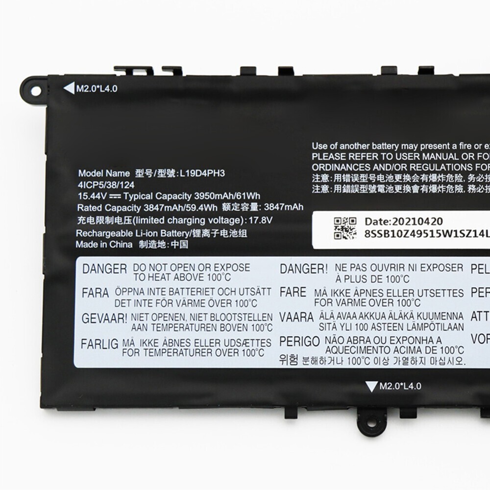 L19D4PH3 L19C4PH3 L19M4PH3 Laptop Battery for Lenovo Ideapad Yoga 14s 2021