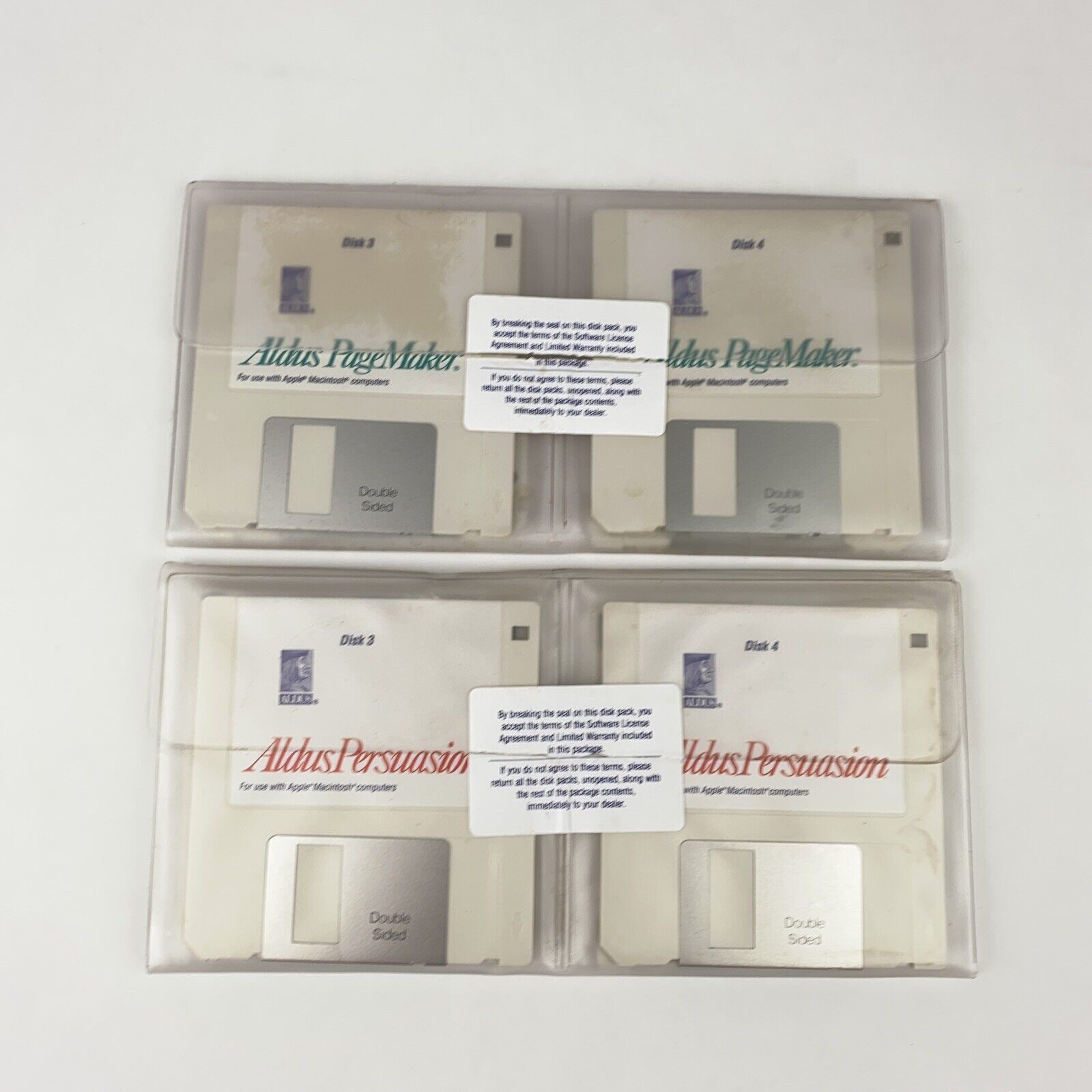 Vintage 1990 Aldus PageMaker/Persuasion Macintosh Software 3.5