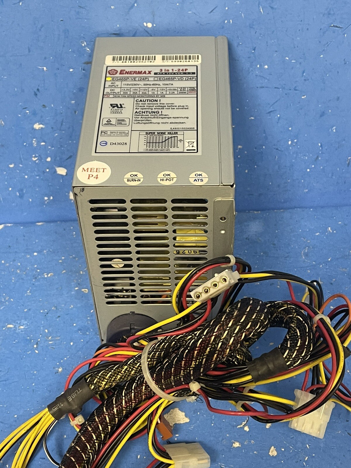 ENERMAX 3 IN1-24P ATX 12V EG465P-VE(24P) POWER SUPPLY 801002952102