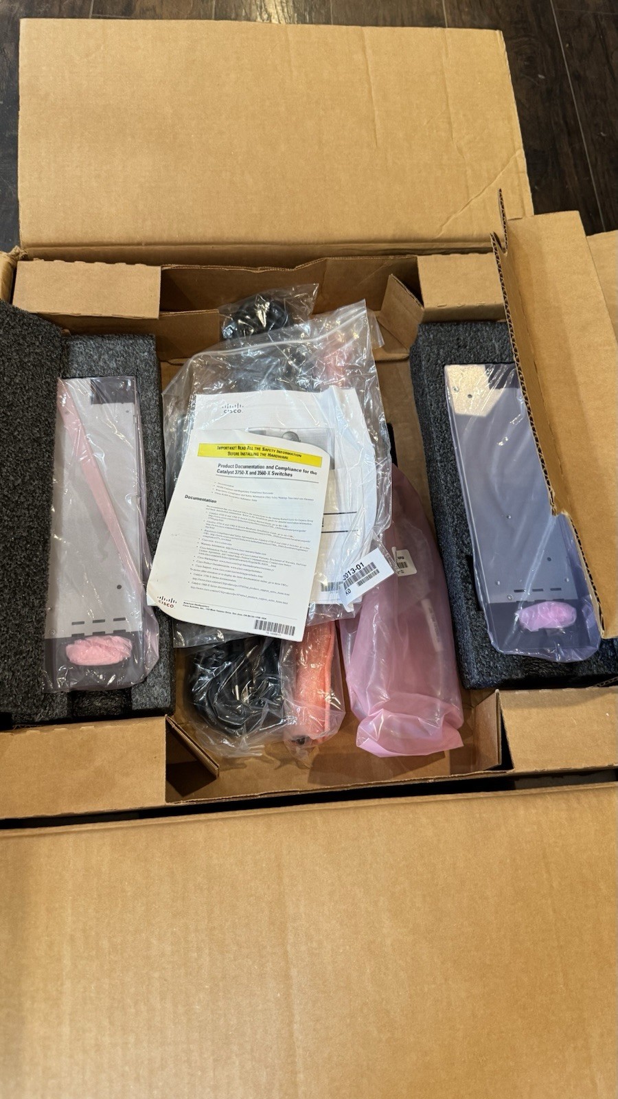 Cisco Catalyst WS-C3750X-48P-S  - Poe Gigabit Switch DUAL POWER