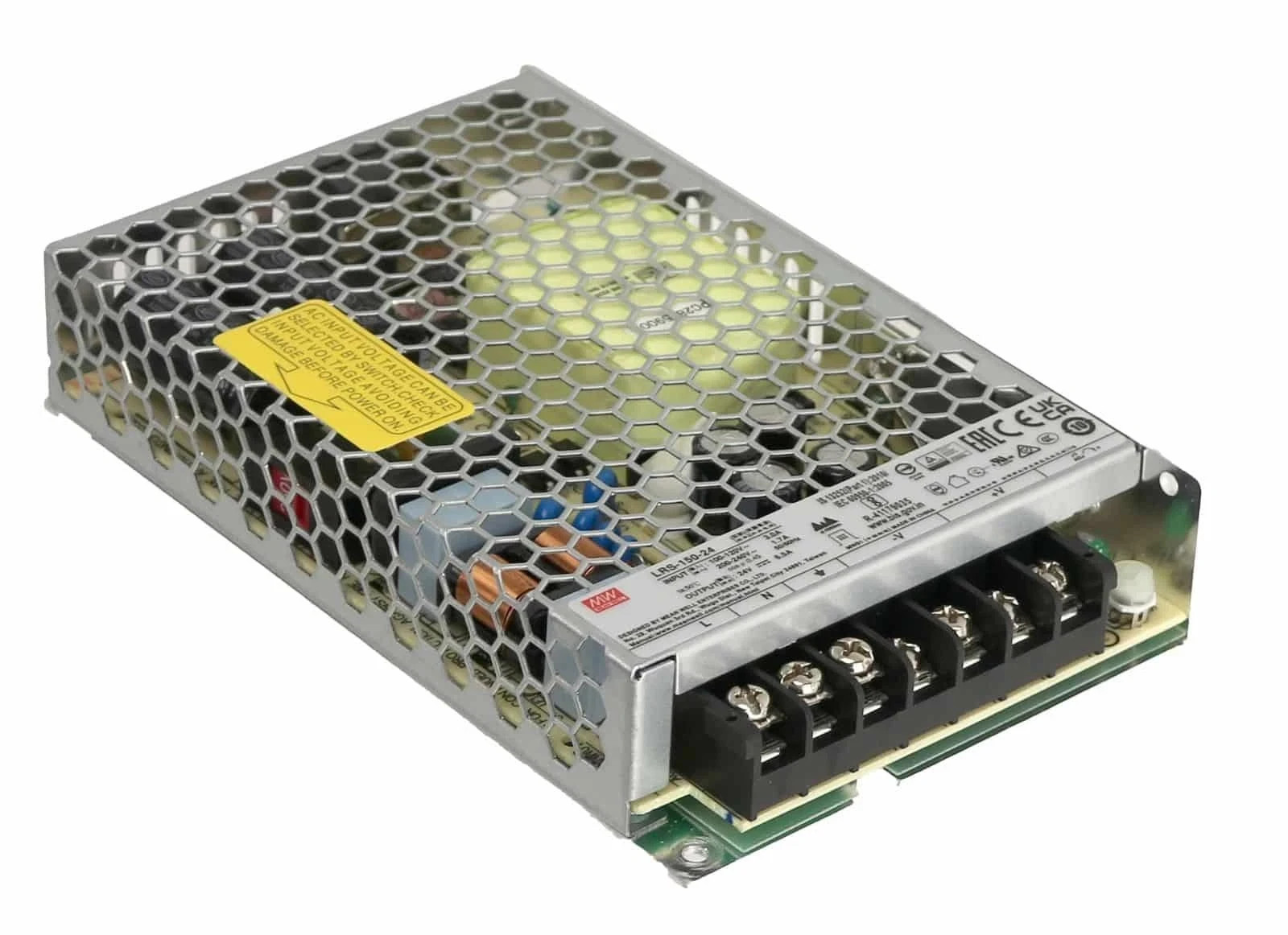 Mean Well LRS-150-24 Switching Power Supply Single Out 24V 6.5A 156W *LOT OF 2