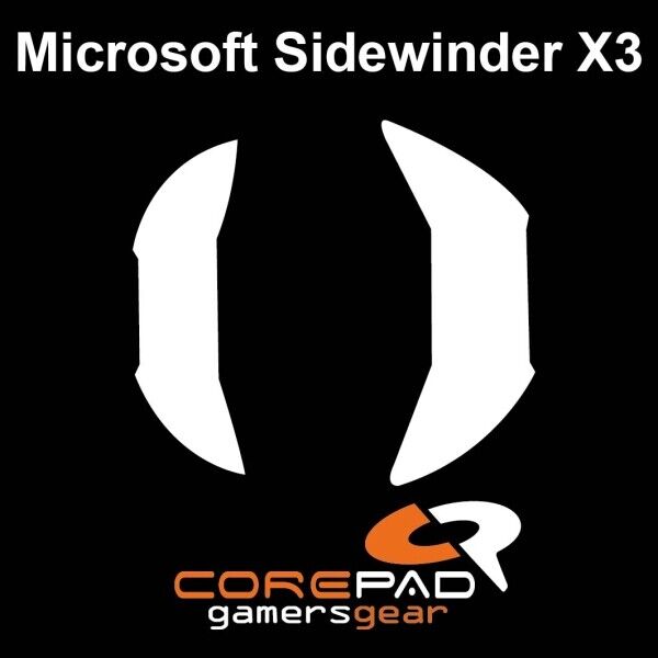 Corepad Skatez Microsoft Sidewinder X3 Replacement Mouse Feet Hyperglides PTFE
