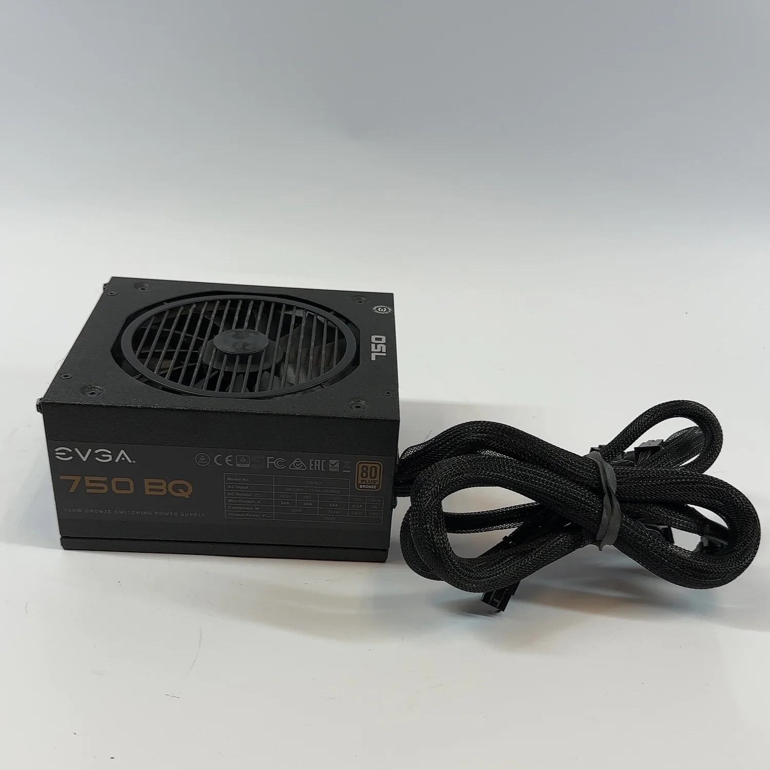 EVGA 750 BQ 750 BQ 80 Plus Bronze 750W Semi Modular Power Supply