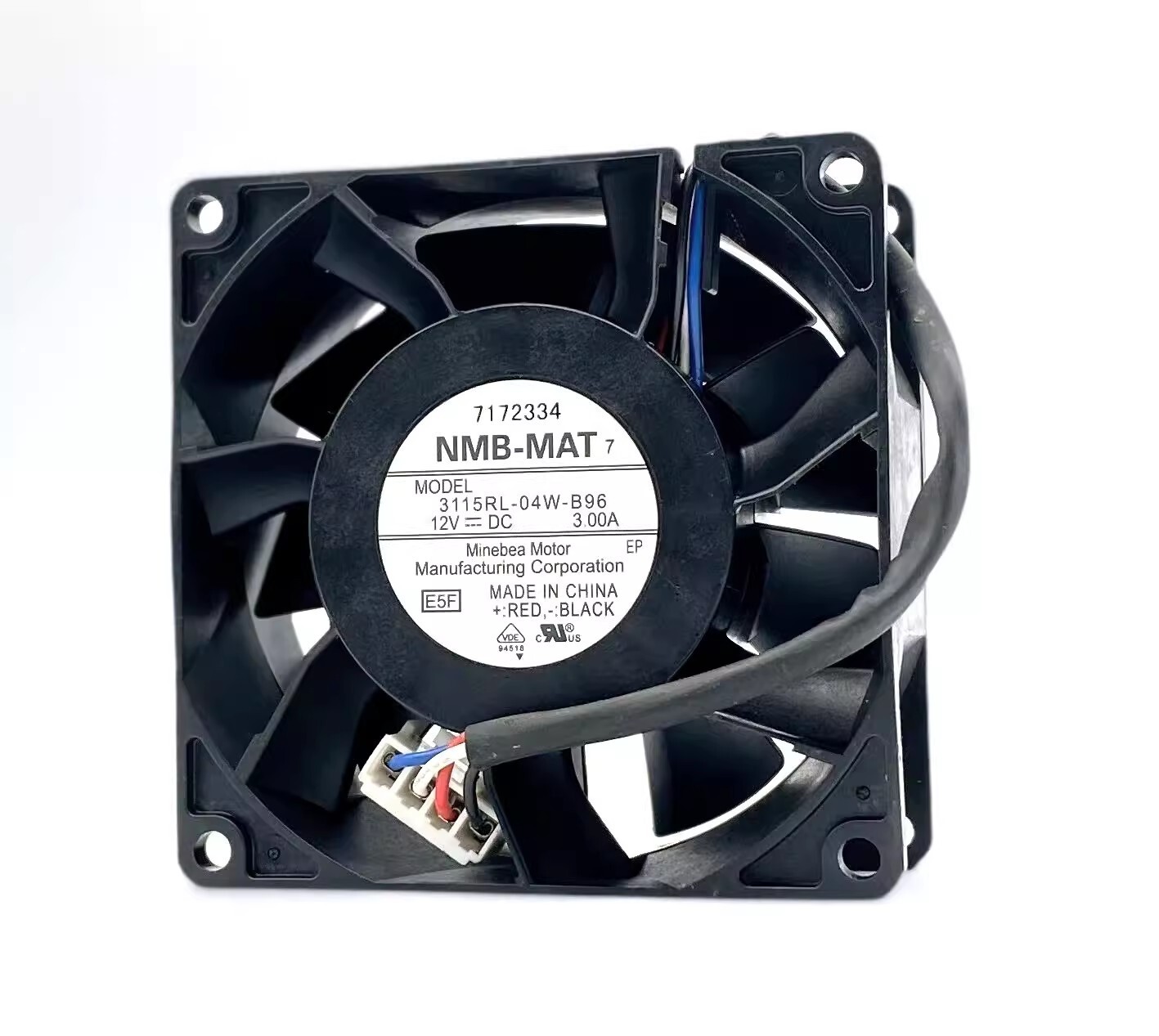 NMB 3115RL-04W-B96 8038 DC12V 3A 8CM 4-Pin Cooling Fan
