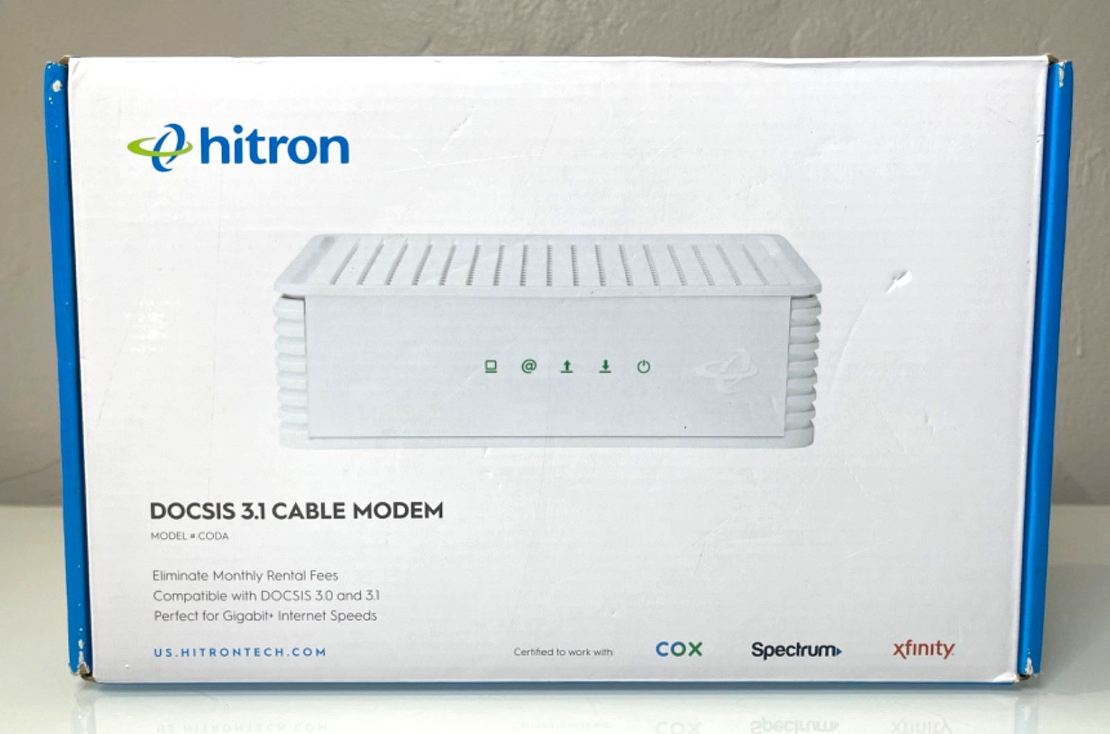 Hitron CODA-S12 CODA DOCSIS 3.1 Cable Modem Certified for Xfinity Spectrum