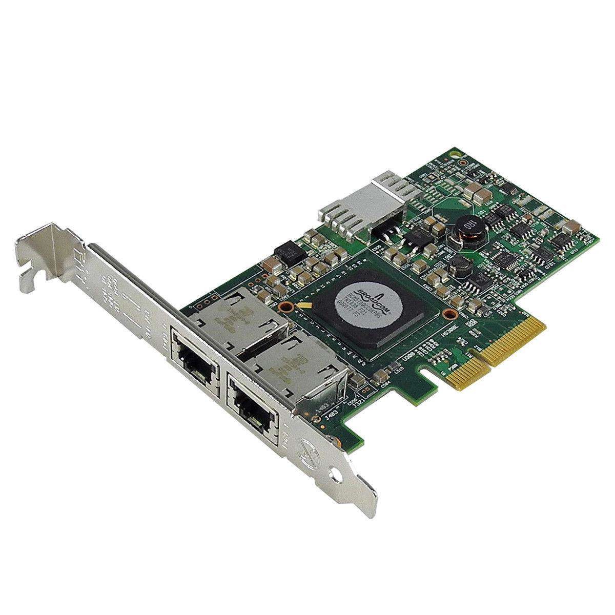 IBM 49Y7947 BroadCom NetXtreme II Dual Port PCIe x4 GbE Network Card 49Y4205