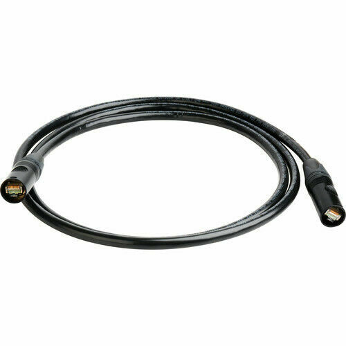 100'FT PRO CAT5'E CMX FTP Shielded w/Neutrik Ethercon RJ45 Digital Audio Cable