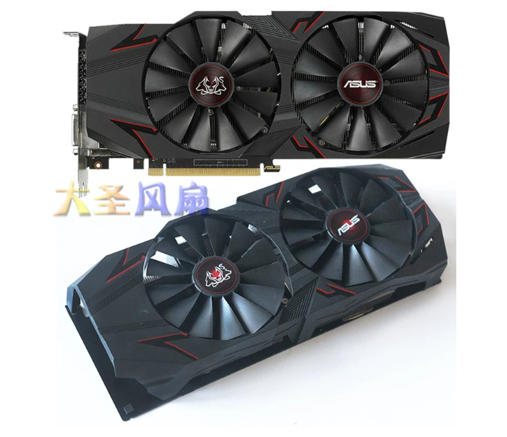 Radiator For ASUS CERBERUS-GTX1070Ti-A8G Hellhound Turbo-GTX1070ti-8G Heat Sink