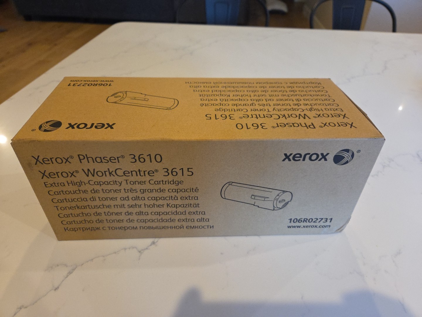 Genuine Sealed Xerox 106R02731 Extra Hi Cap Toner Phaser 3610 3615