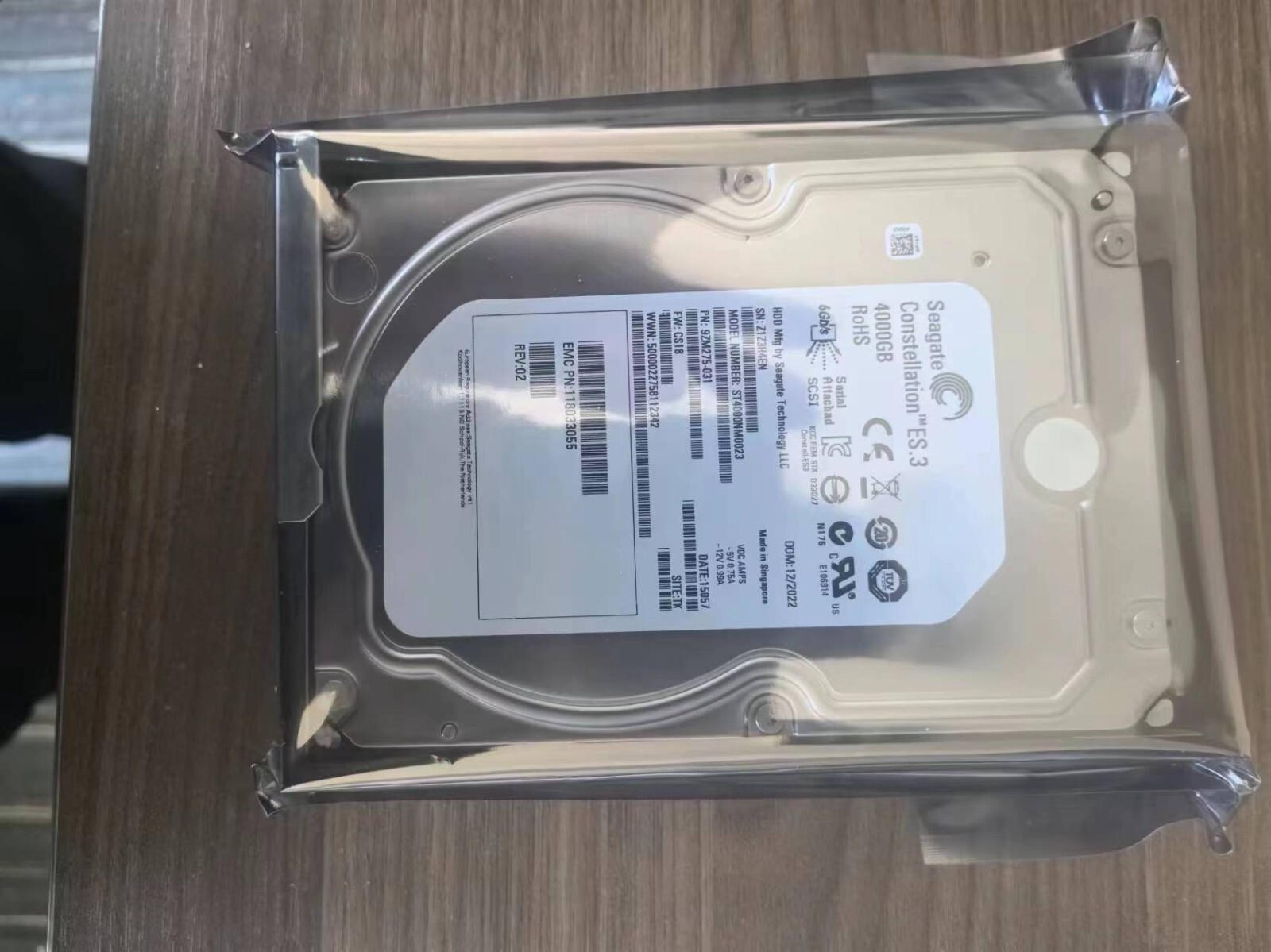 FOR EMC 005050735 005051701 4T SAS 3.5 7.2K X-DS60 storage hard disk