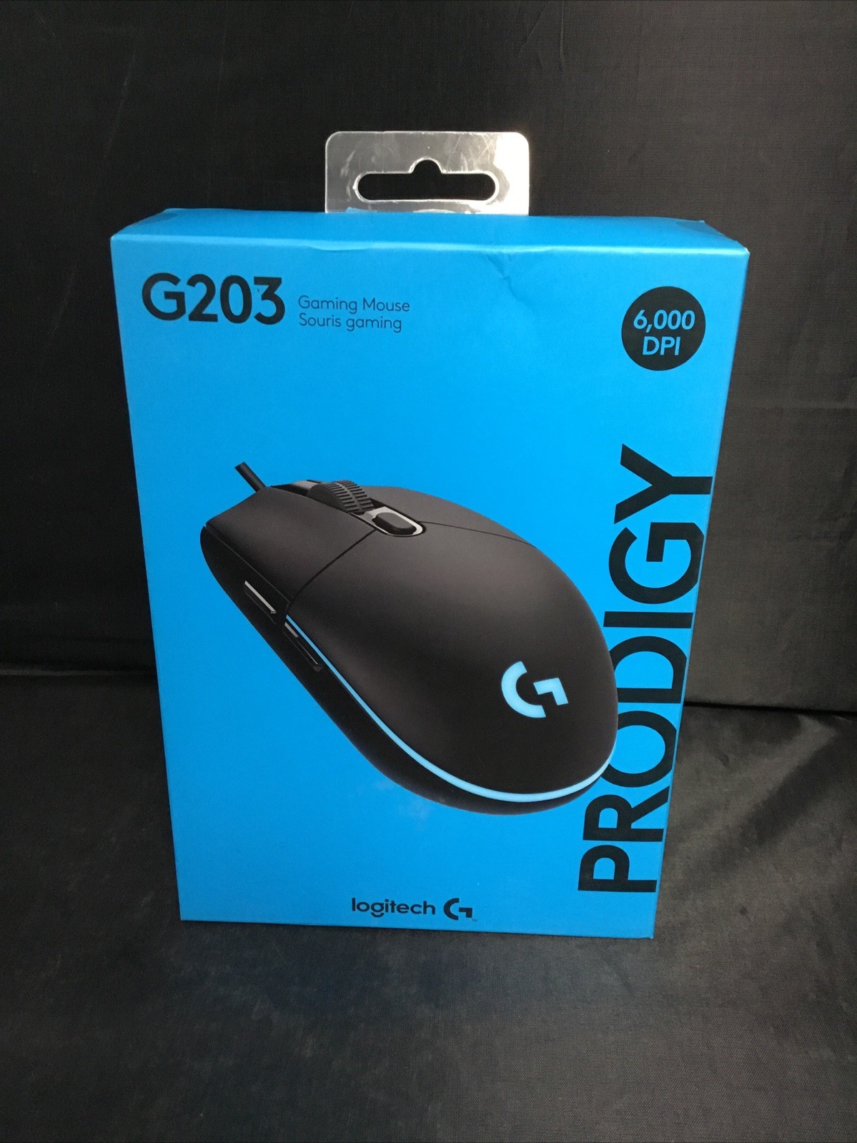 Genuine Logitech G203 Wired Gaming Mouse - BLACK (910-004842) Brand New Sealed