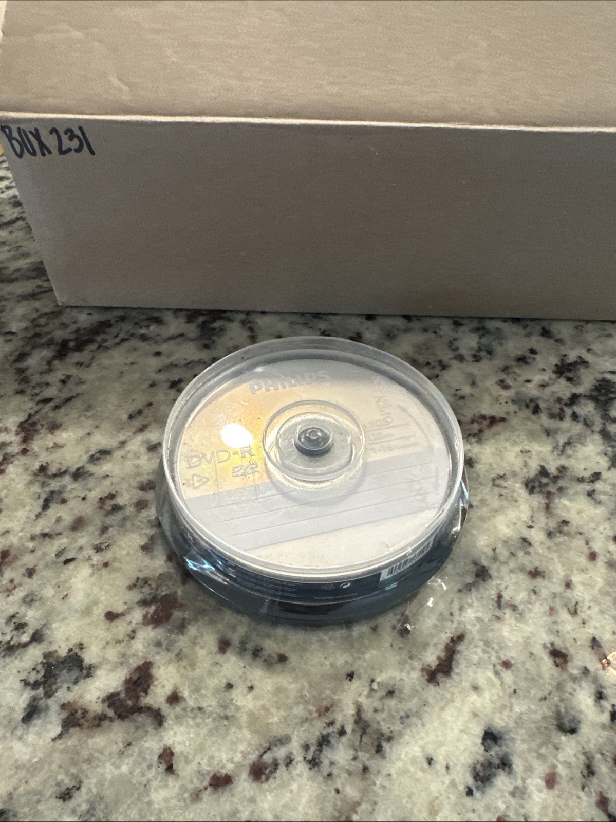 Philips DVD-R 4.7 GB 120 Minutes 16x Speed - 10Ct New 