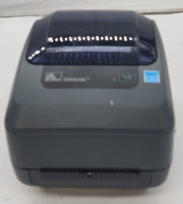 Zebra GX420t Desktop Thermal Label Printer GX42-102411-000 w/ Dispenser - No AC