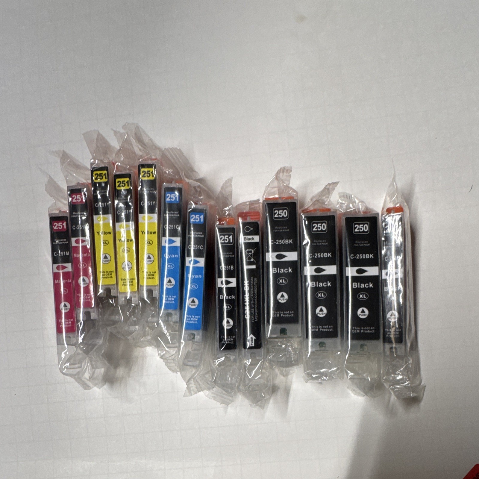 PGI-250XL CLI-251XL Compatible Ink Cartridges Set for Canon MX922 10 Pack 0020