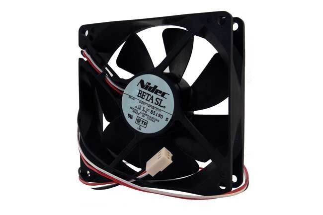 Nidec 92X92X25 mm 12V 0.26A Locked Rotor Sensor Fan 2800RPM 55CFM