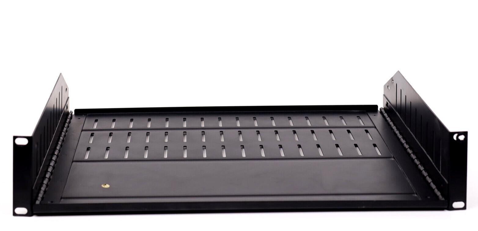 Strong SR-SHELF-2U 2 Space 19" x 3.5" x 14.76" Deep Rack Mount Shelf o487