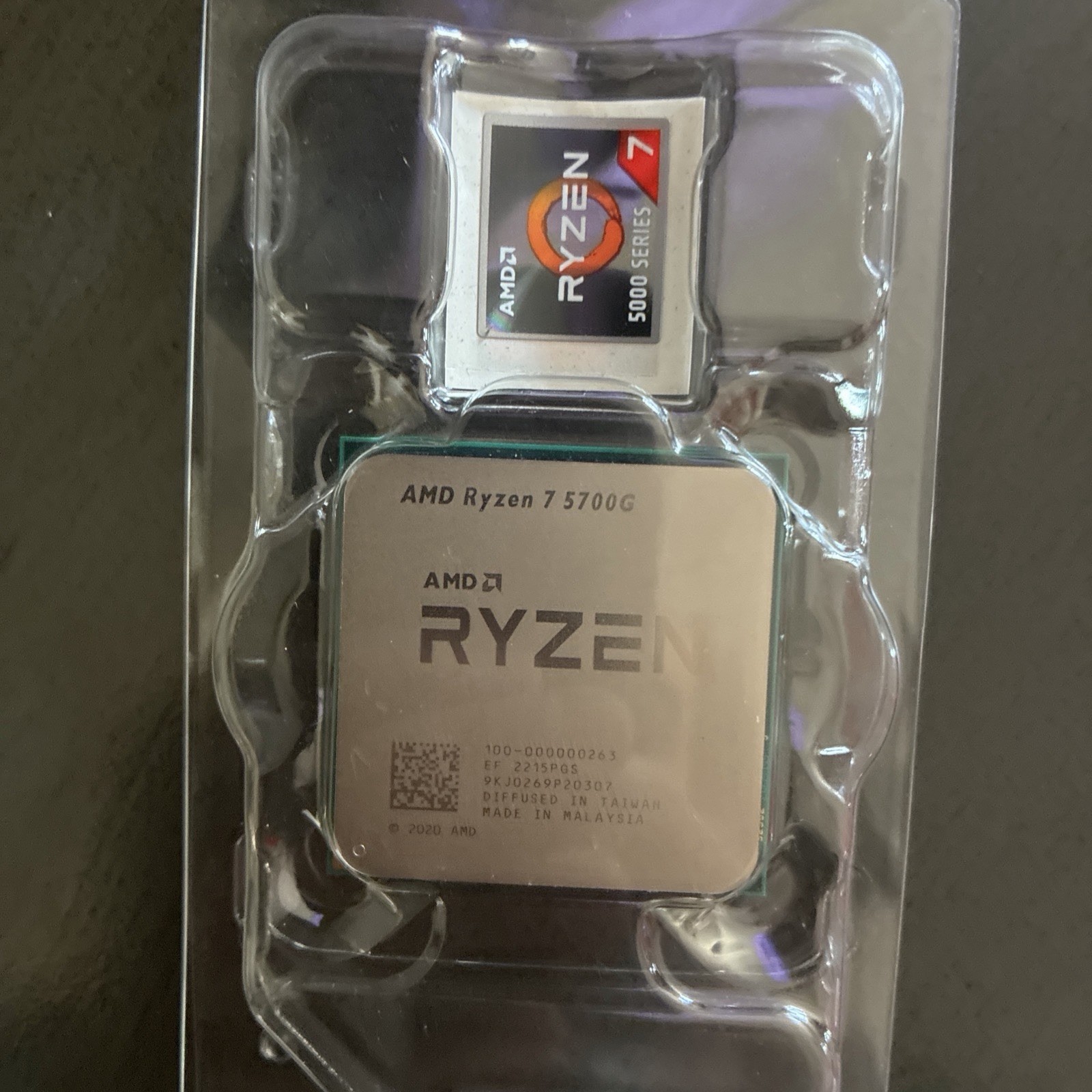 AMD Ryzen 7 5700G 3.80GHz 8 Core 100-000000263 16 Thread AM4