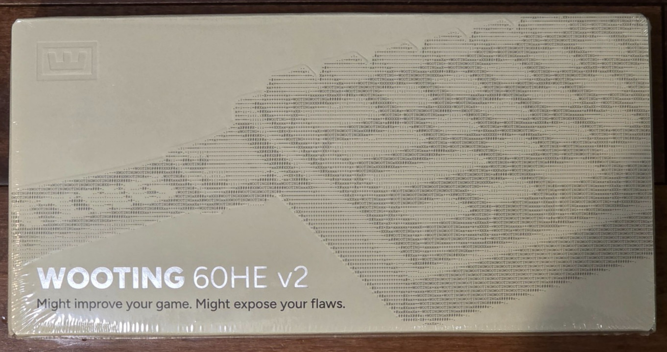 Wooting 60HE V2 ANSI Black Aluminum Gaming Keyboard New Sealed Ready to Ship