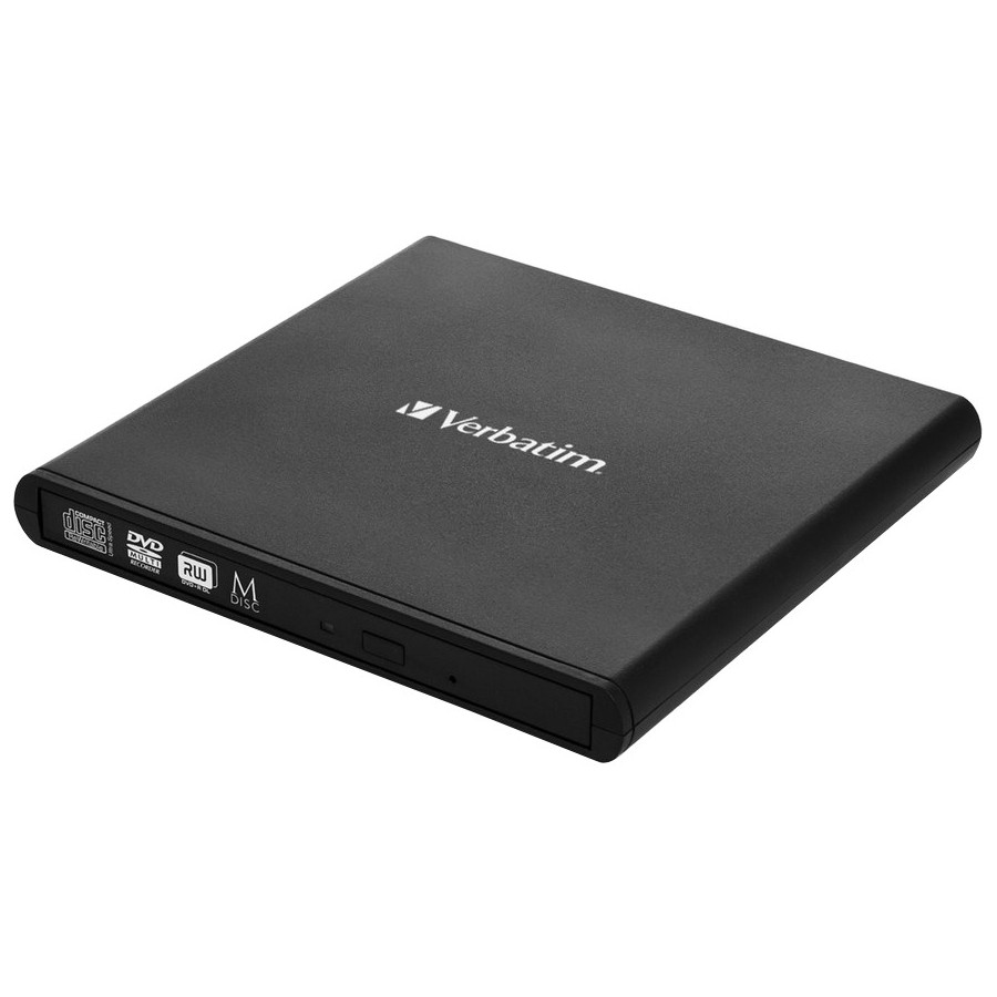 Verbatim 98938 Slim External DVD Writer USB 2.0 8x DVD 24x CD