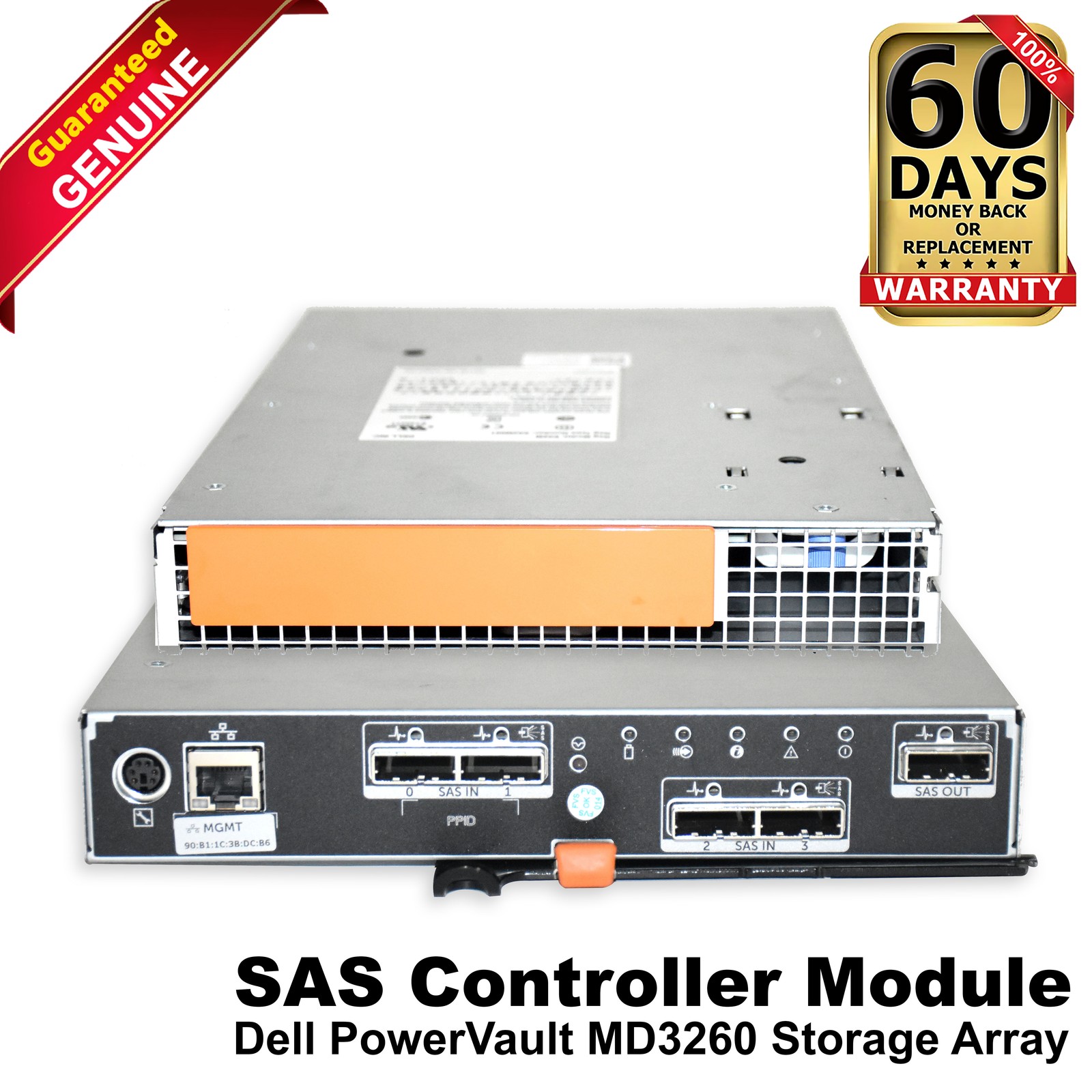 Dell PowerVault MD3260 SAS 6Gbps 4-Port RAID Controller Module 0V7TD