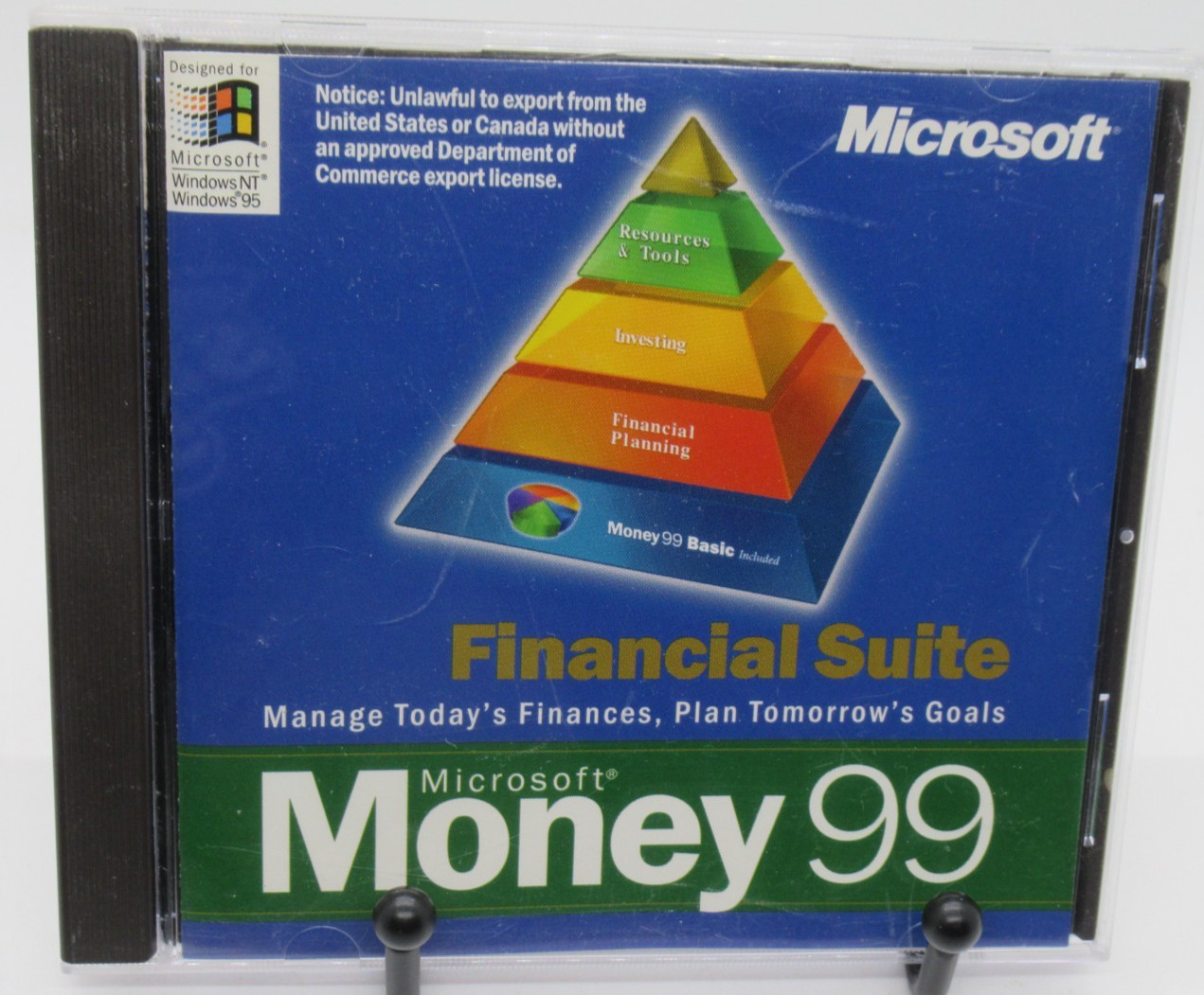 MICROSOFT MONEY 99 - FINANCIAL SUITE PC CD-ROM SOFTWARE, FINANCE MGMT.