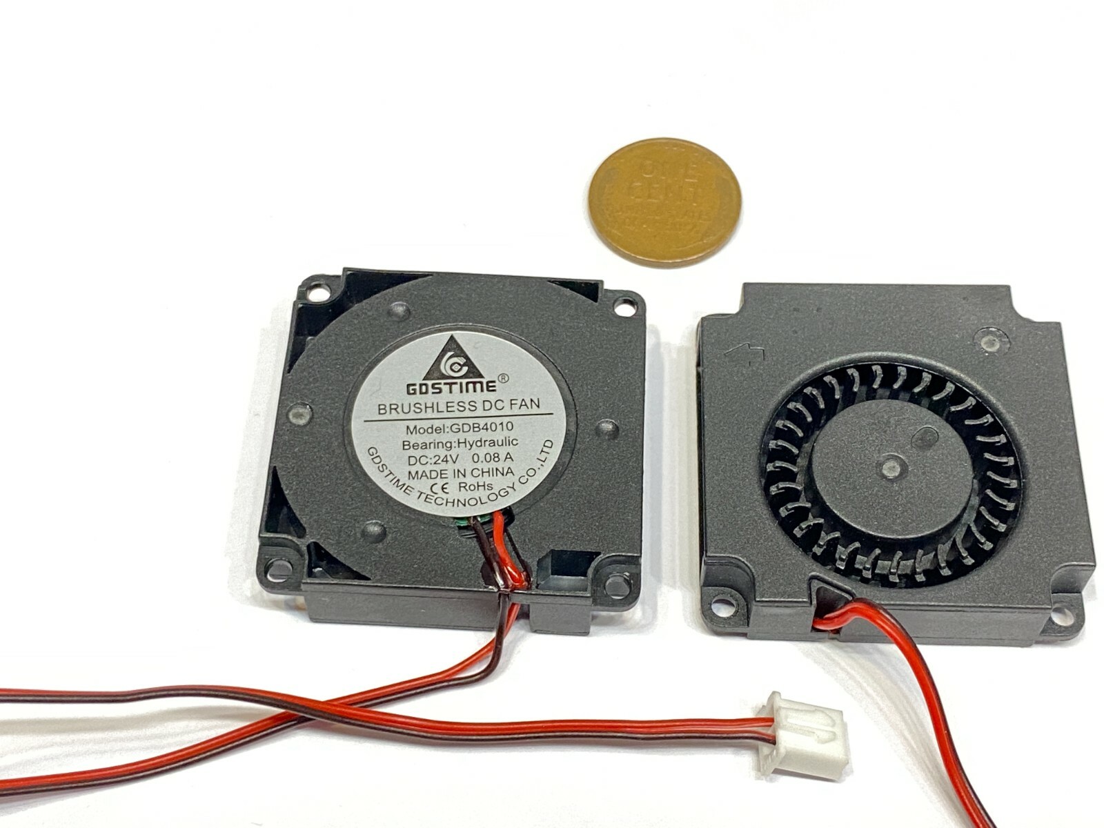 2 Pack 24V Blower Fan 4010 40MM x 10MM Brushless QUIET 3D Printer 4cm C24