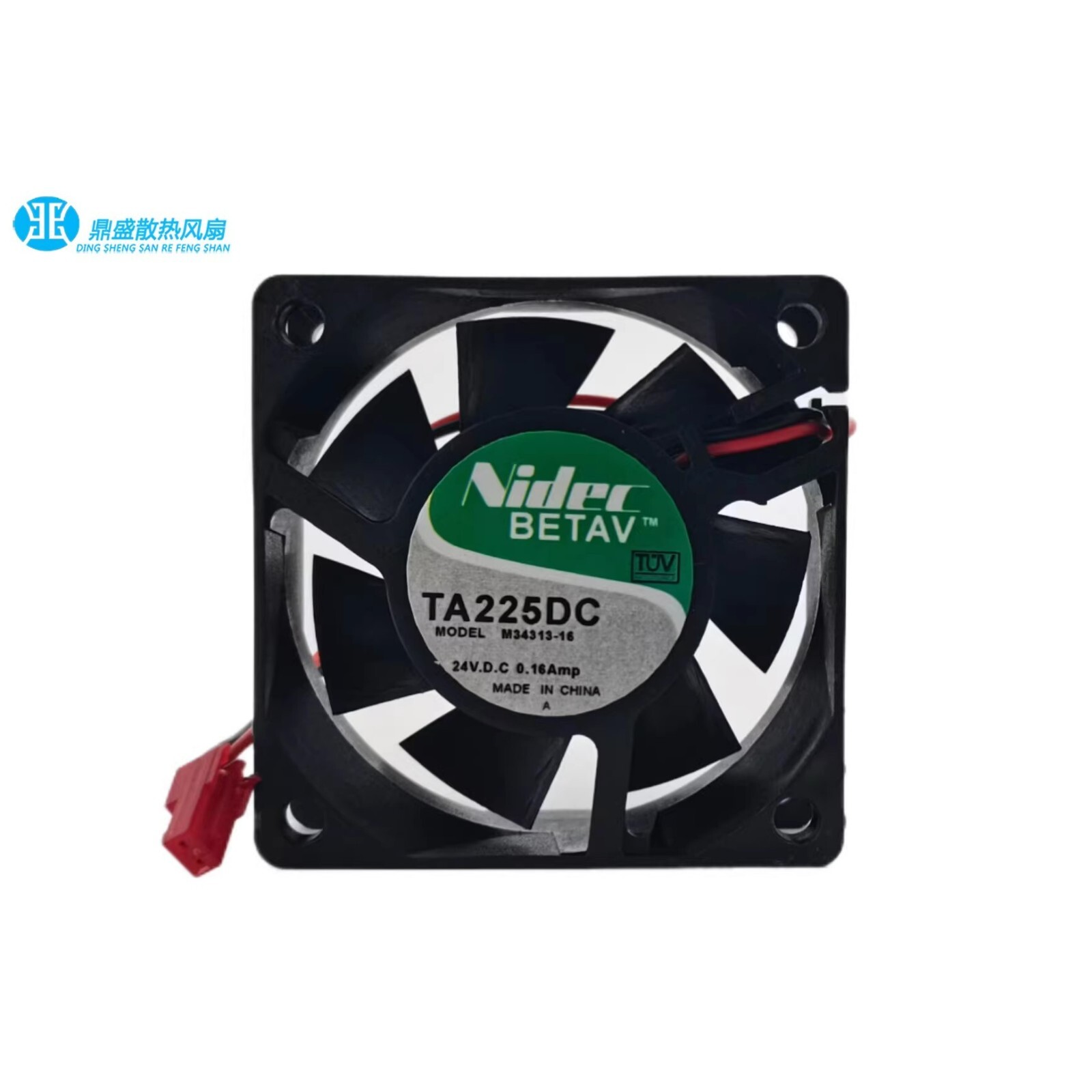 NIDEC TA225DC M34313-16 6025 DC24V 0.16A 6CM 2-Pin Inverter Cooling Fan
