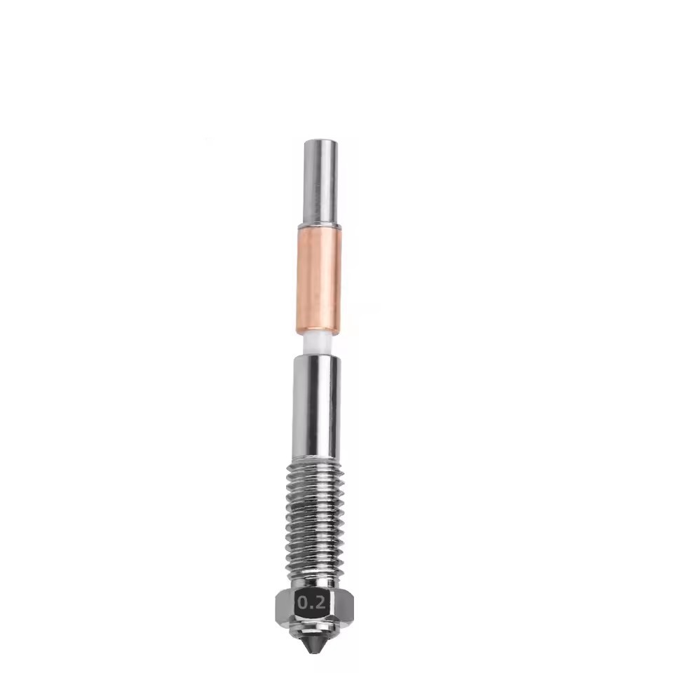 Bimetal Nozzle For QIDI Q2/Q2C 3D Printer 0.2/0.4/0.6mm High-Temperature 370°C