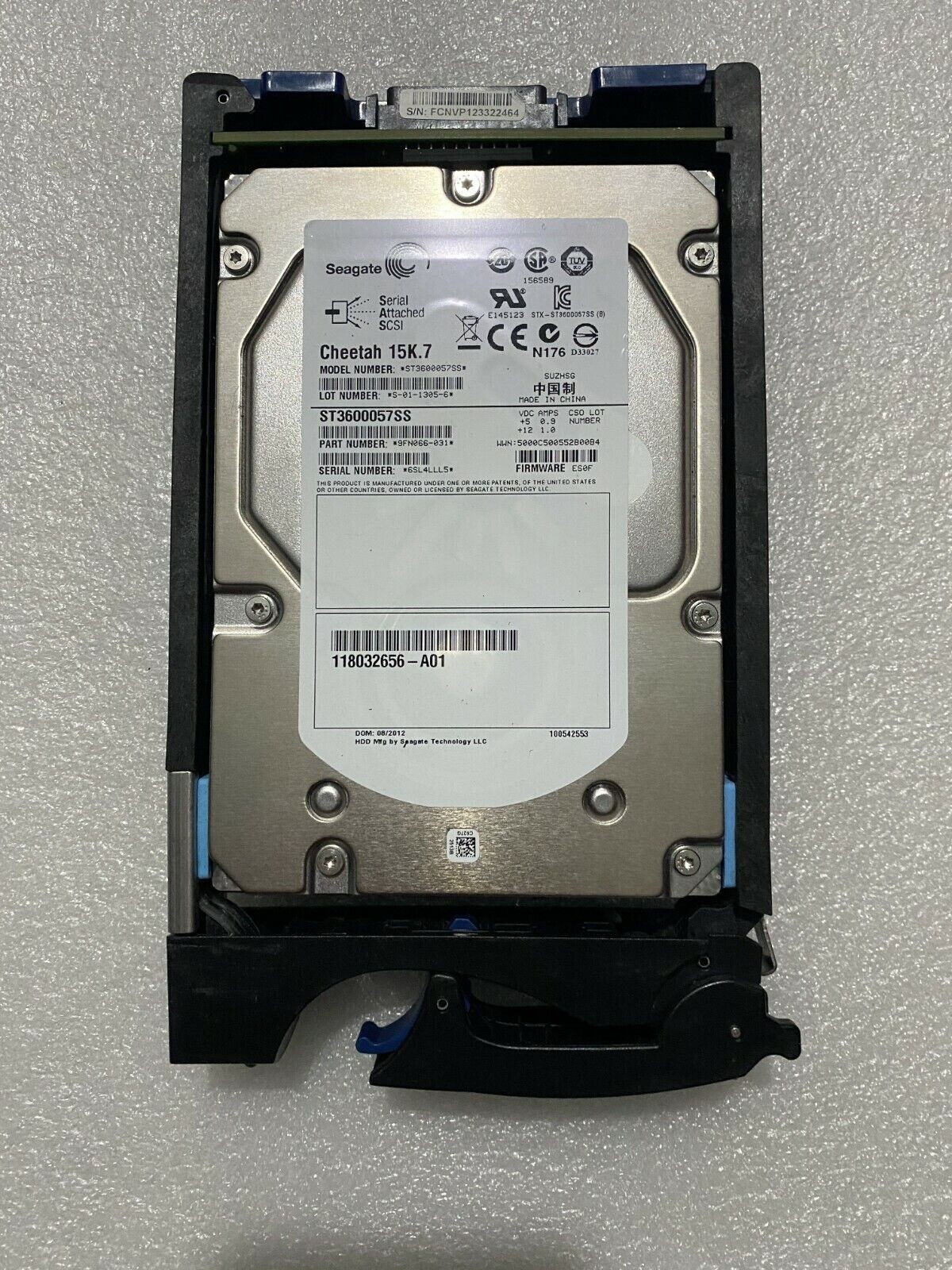FOR EMC 005049274 005049677 005049675 600GB 3.5" SAS 15K V3-VS15-600 HDD