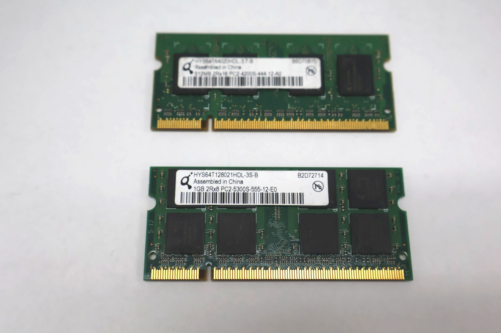Infineon Qimonda 1GB DDR2 Laptop RAM Memory Module PC2-5300S