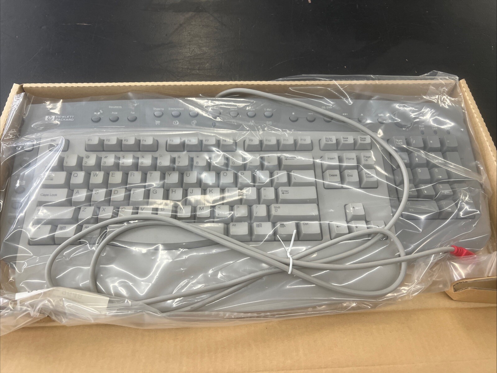 RARE BRAND NEW HP CLICKY 5184-9648 126 KEYS MULTIMEDIA INTERNET PS2 KEYBOARD (O)