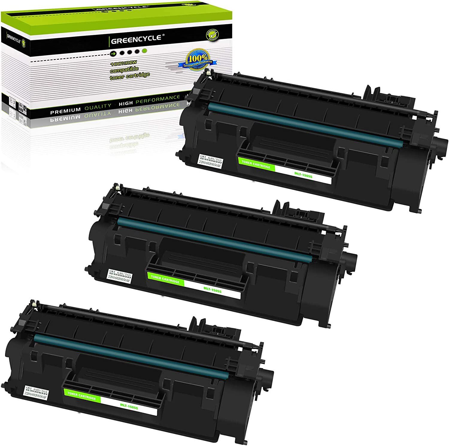 GREENCYCLE 3PK CF280A 80A Toner Cartridge Fit for HP LaserJet Pro 400 M401dn US