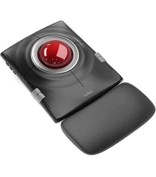 Porlei Wired Trackball Mouse Ergonomic Finger Control Trackball With 55MM
