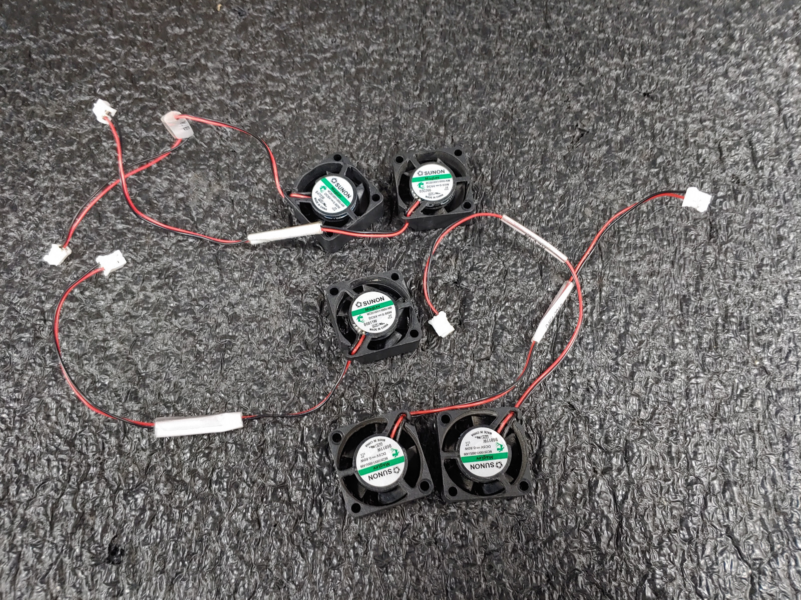 Lot of 5 SUNON MagLev MC25100V1-000U-A99 DC5V 0.60W Axial Fan