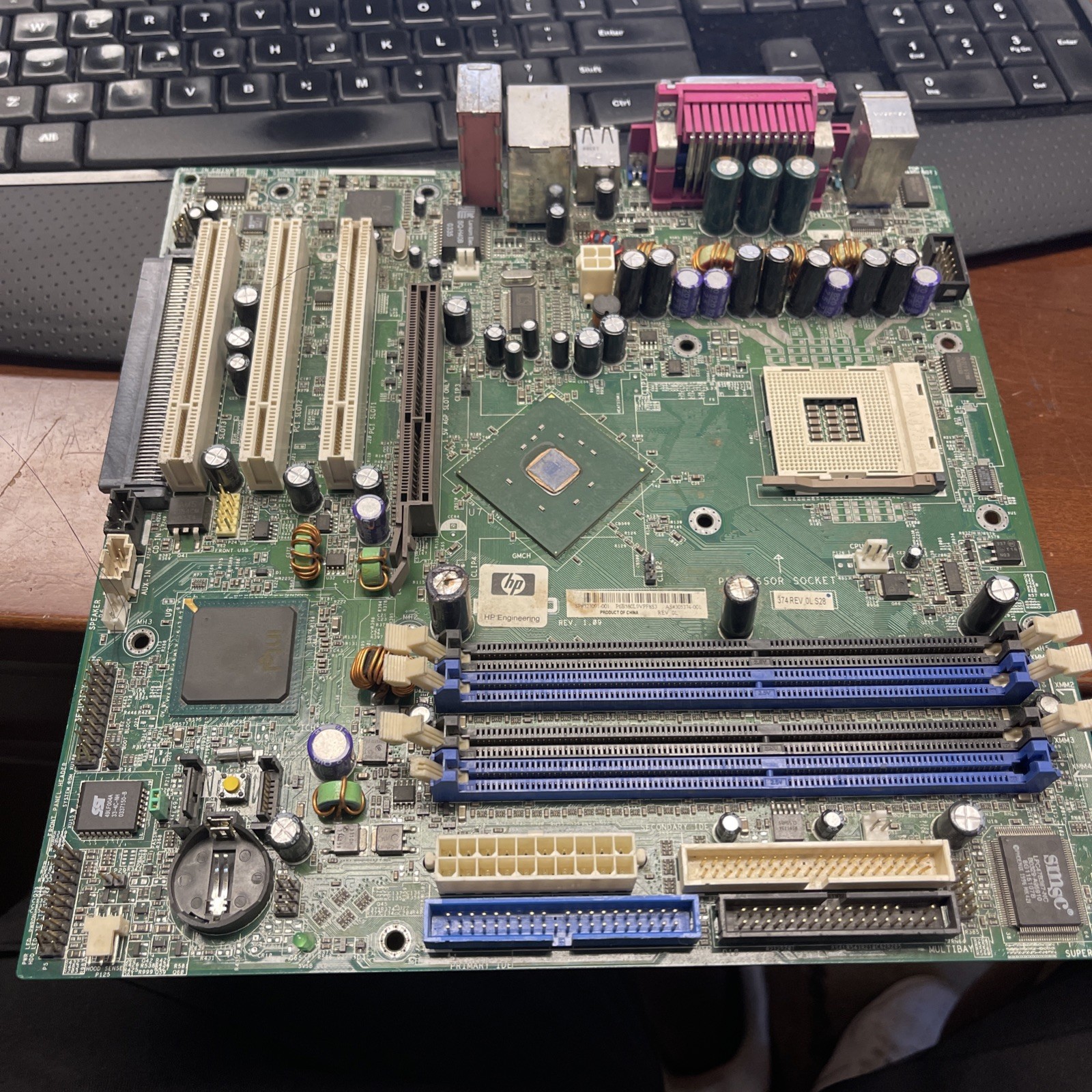 USED HP P4SD 865G SP# 323091-001 AS# 305374-001 Motherboard For HP D530SFF