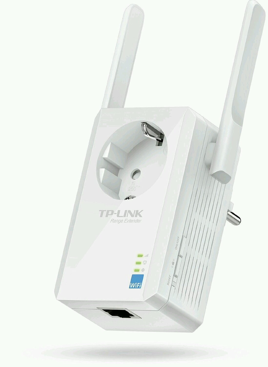 TP-Link TL-WA860RE WiFi Repeater Amplifier 300 Mbits with Outlet + Antennas